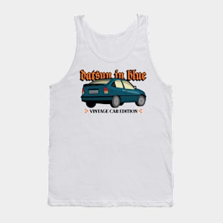 Datsun in Blue Tank Top